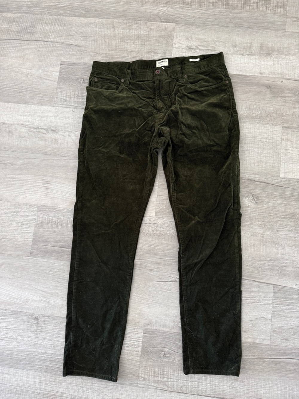 Todd Snyder Olive Green Corduroy Pants